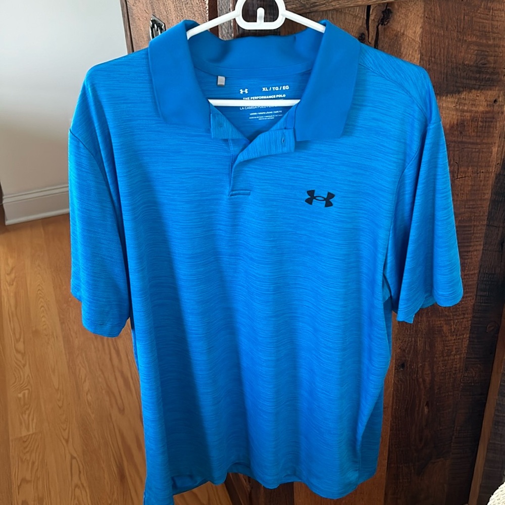 Under Armour Men’s Blue Performance Polo